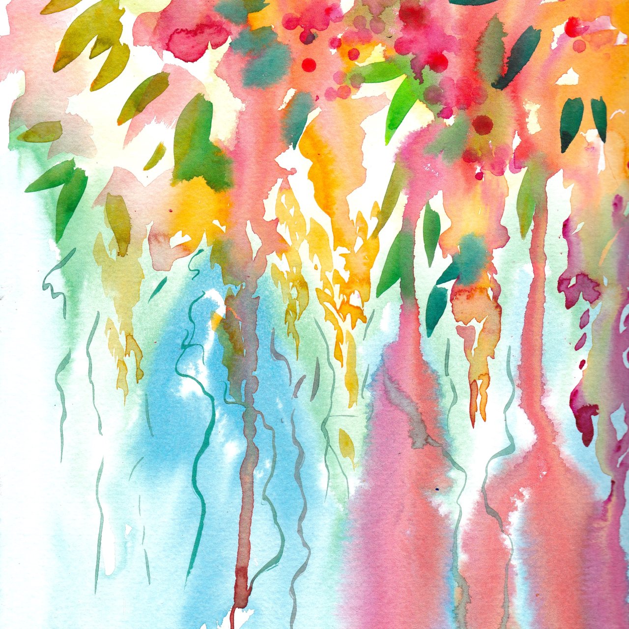 patron  abstract Watercolor 