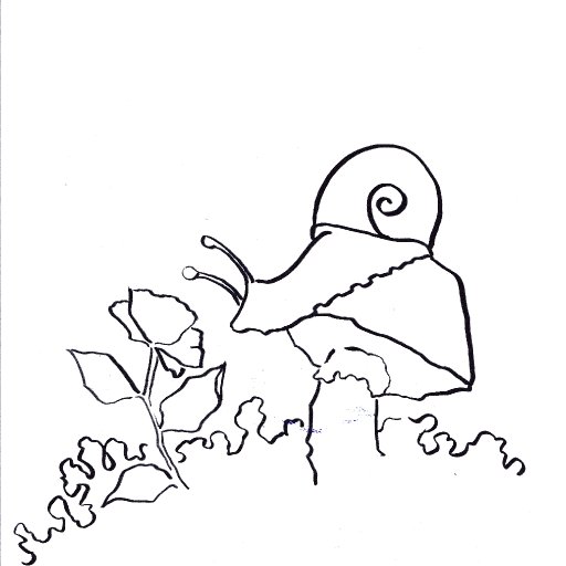 Patrons exclusive Traceable  watercolor snail The playdate 