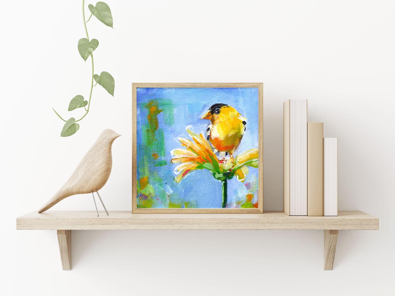 Yellow Bird Framed Gallery The Art Sherpa Community The Art Sherpa