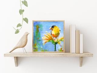 Yellow Bird Framed .jpg