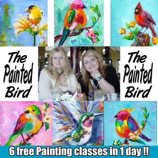 promo painted bird 
