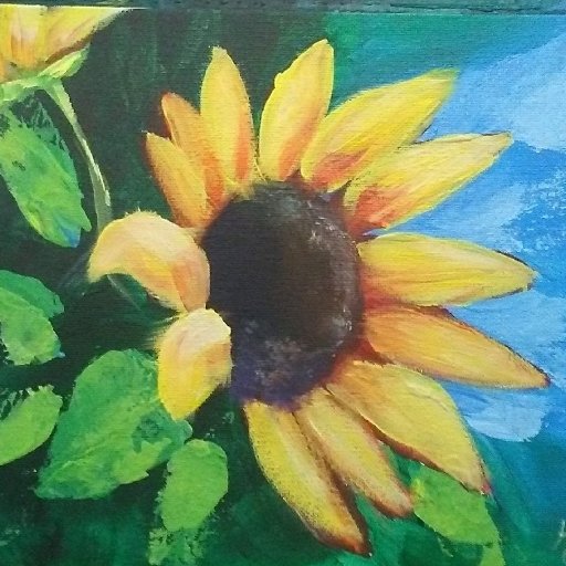 023 Sunflower from Michaels oline class