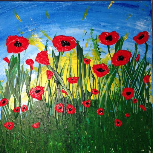 Poppin Poppies 1 designed by The Art Sherpa :) 