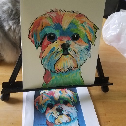 puppy painting 3 18 2017