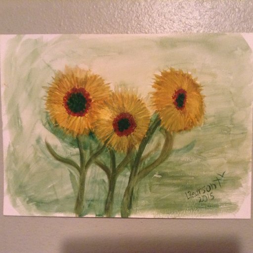 Sunflowers Watercolor