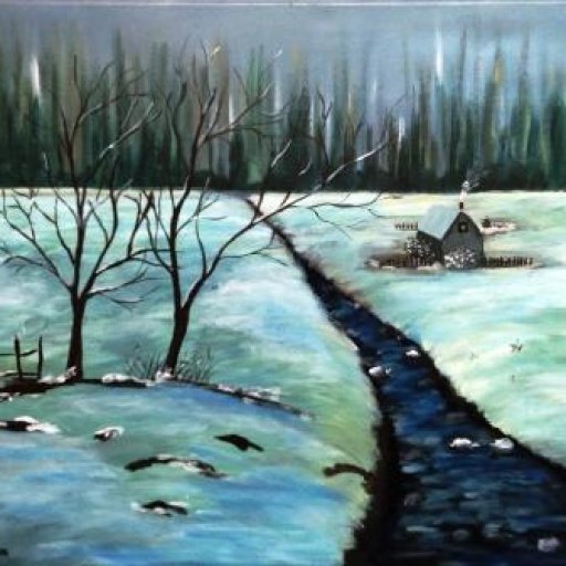 56-WINTER 24 x 30 canvas