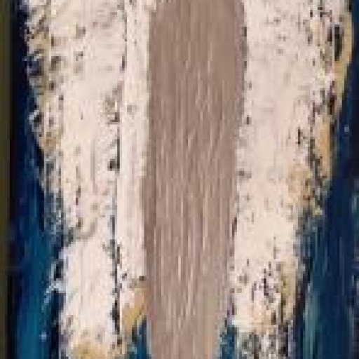 76-Abstract blue angel 24 x 36 -