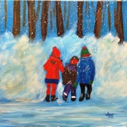 Kids in Snow