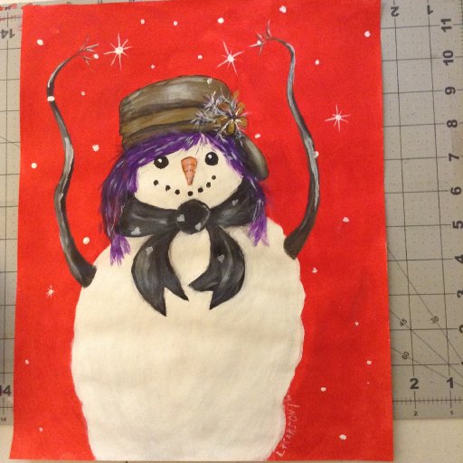 Art Sherpa Snowwoman