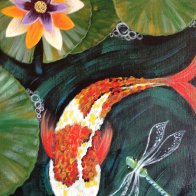 Koi Pond Painting