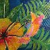 ACRYLICS_Blue_Hummingbird_On_Flower