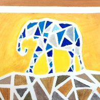 Mosaic Elephant