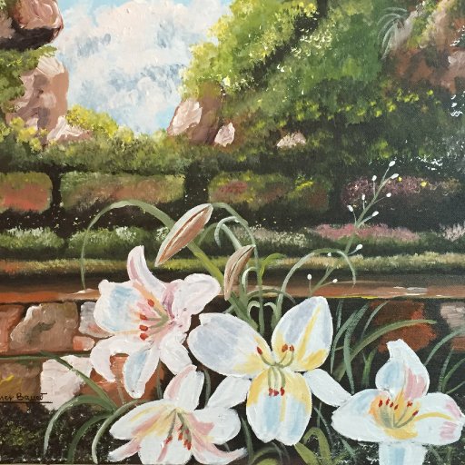Flowers on a Wall