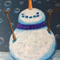 texas snowflakes snowman