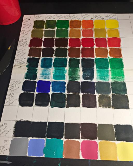 #2 My First Color Chart - Gallery - Sactown Aimee | The Art Sherpa