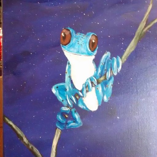 blue treefrog