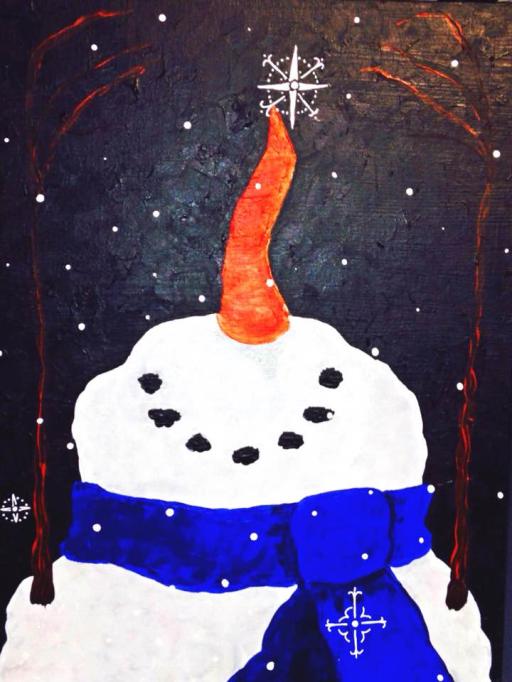 snowman-at-night-gallery-donnaf-the-art-sherpa