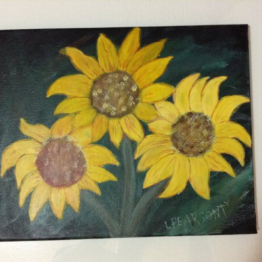 Sunflowers Commission Painting
