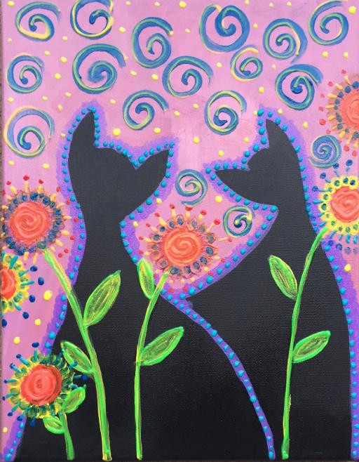 Glow Cats - Gallery - ElRi | The Art Sherpa