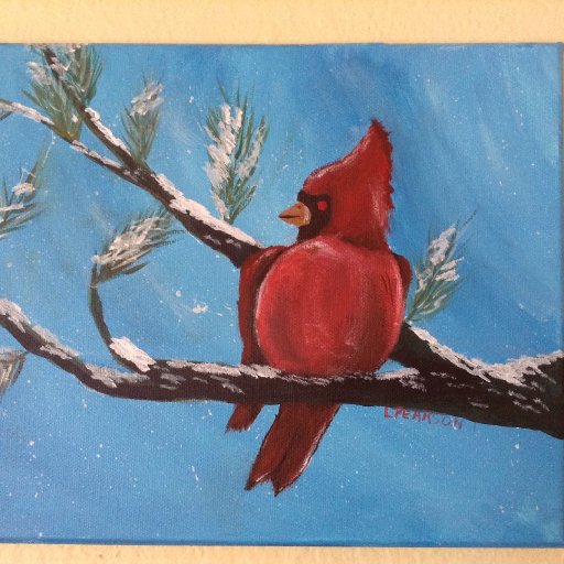 Cardinal - Acrylic