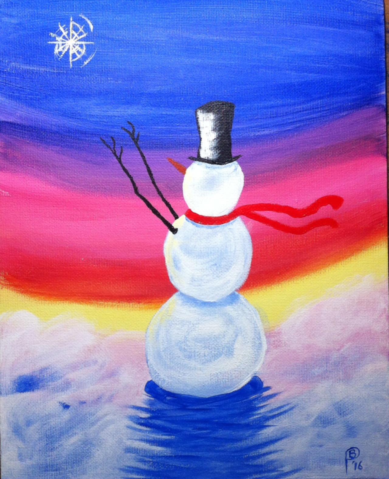 70 Simple Snowman Dec 2016 Jpg Gallery Pamela Brooks The Art Sherpa