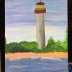 Cape May Lighthouse Art by E