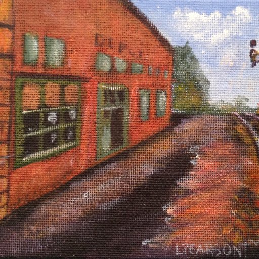 Old Train Depot - Acrylic