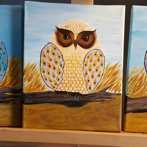 Grumpy Owl Trio & Color Mixing
