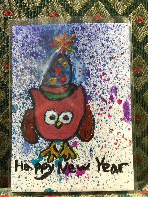 Owl New Years - Gallery - Mwb_Arts | The Art Sherpa