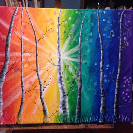 Rainbow Trees