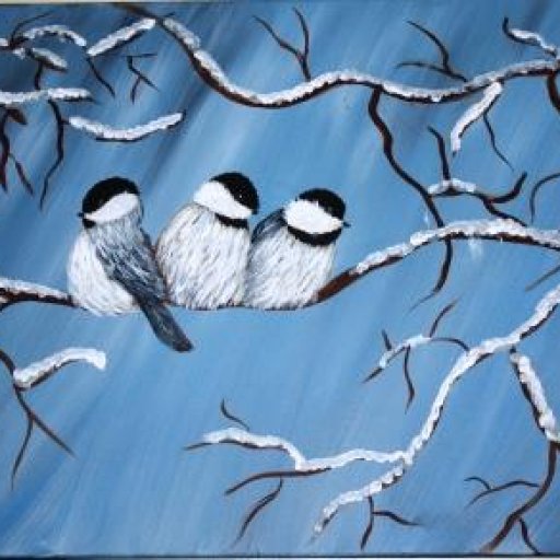 Winter Chickadees