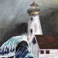 Lighthouse in Storm