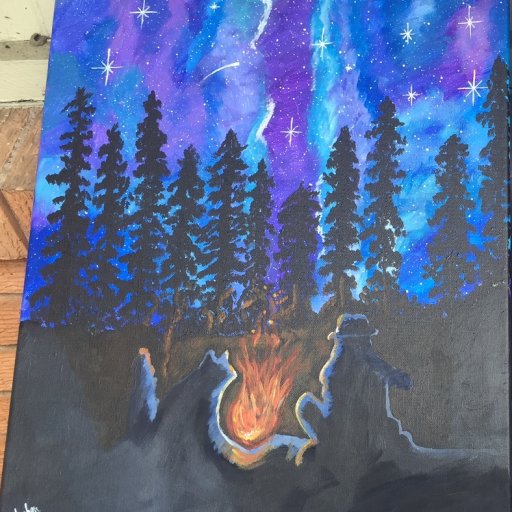 13-campfire painting-1st