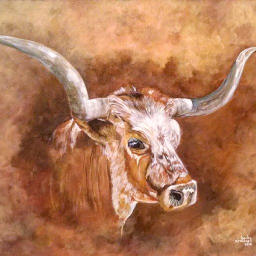 Longhorn 2016 acrylic