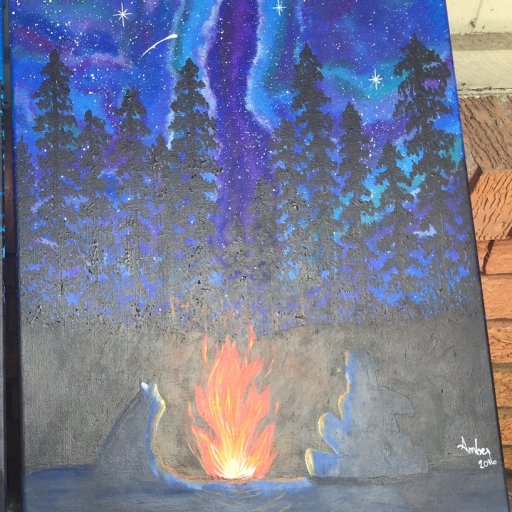 23-campfire painting-2nd