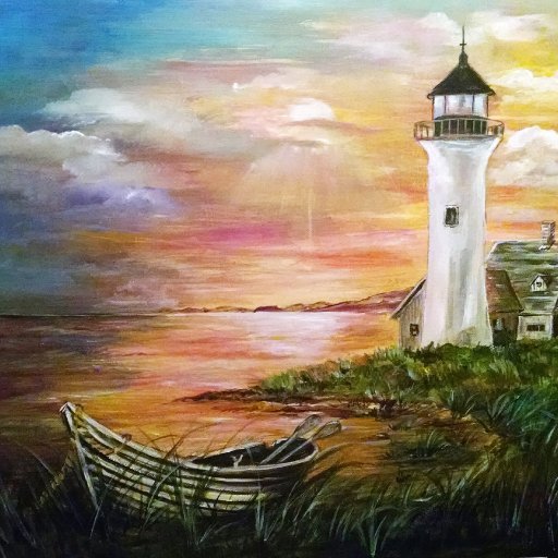 lighthouse (acrylic)
