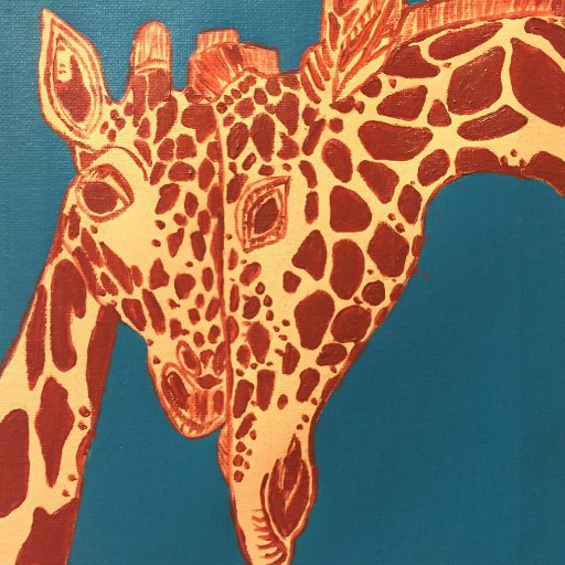 Giraffes - coloring book