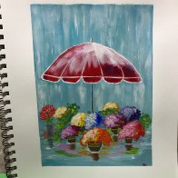 FlowersUnderUmbrella