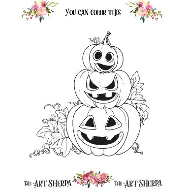 Little Brush Oct coloring page