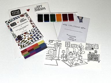 The Art Sherpa Favorite Viviva Colorsheet  Kit 1