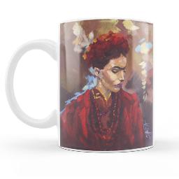 Frida Kahlo 11oz Mug  by The Art Sherpa