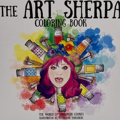 The Art Sherpa Coloring Book and Watercolor Pencils