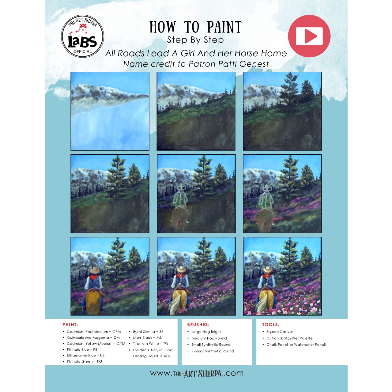 Cowgirl Cosmos Palomino Horse 