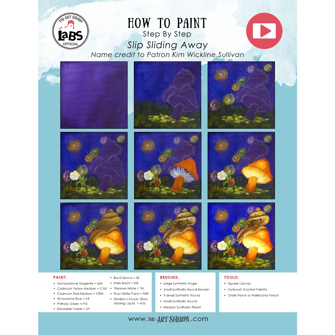 Fantasy Snail Mushroom Strawberry Flower 