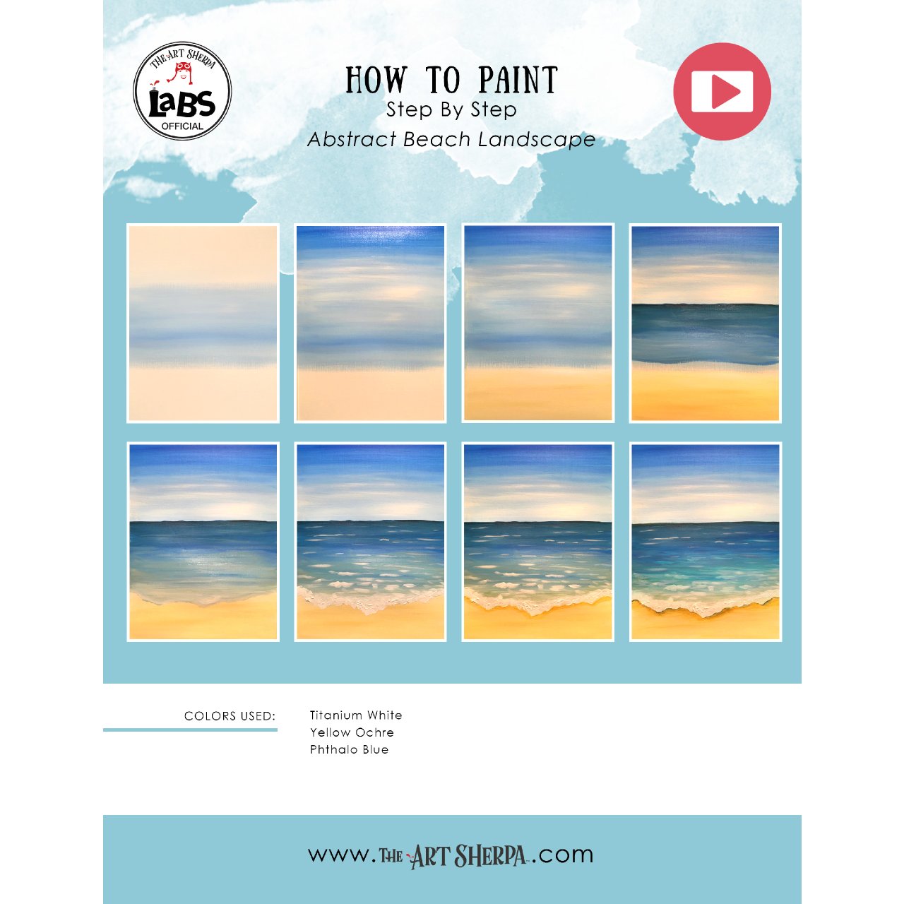 Abstract Beach Landscape