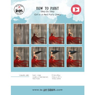 Red Party Dress Girl 