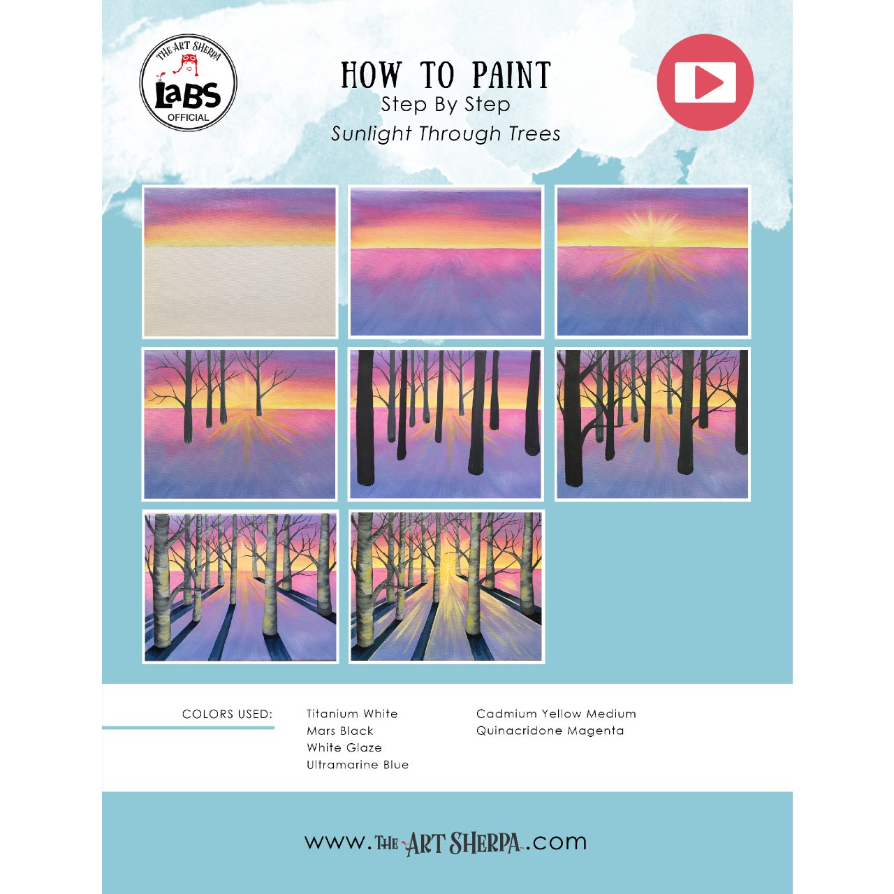 Sunlight Through the Trees