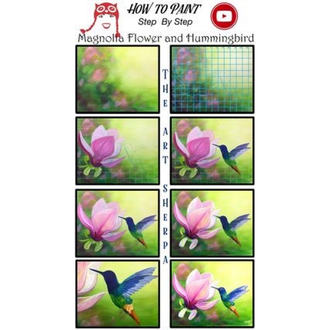 Lotus and Hummingbird