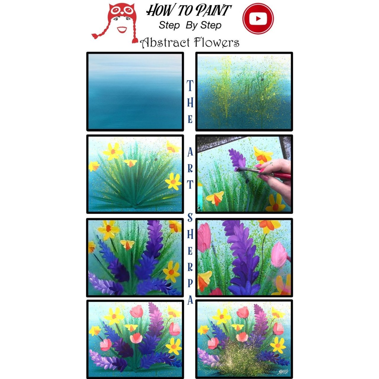 Abstract Wildflowers 