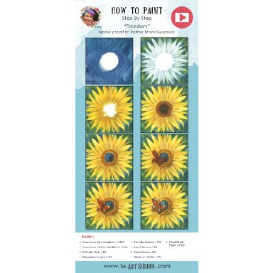 Sunflower and Butterfly / Acrylic April 2022